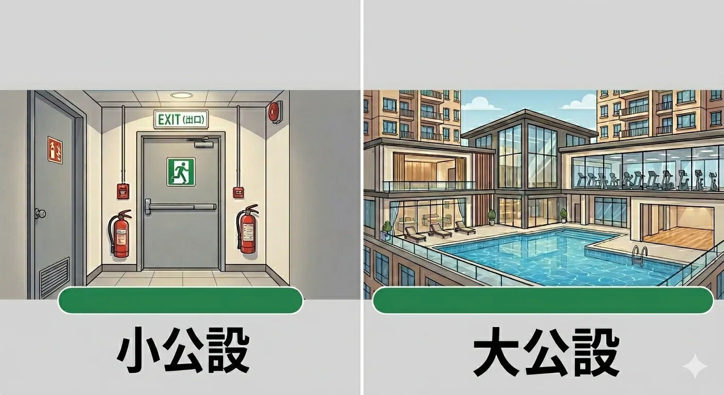 大公設小公設比較