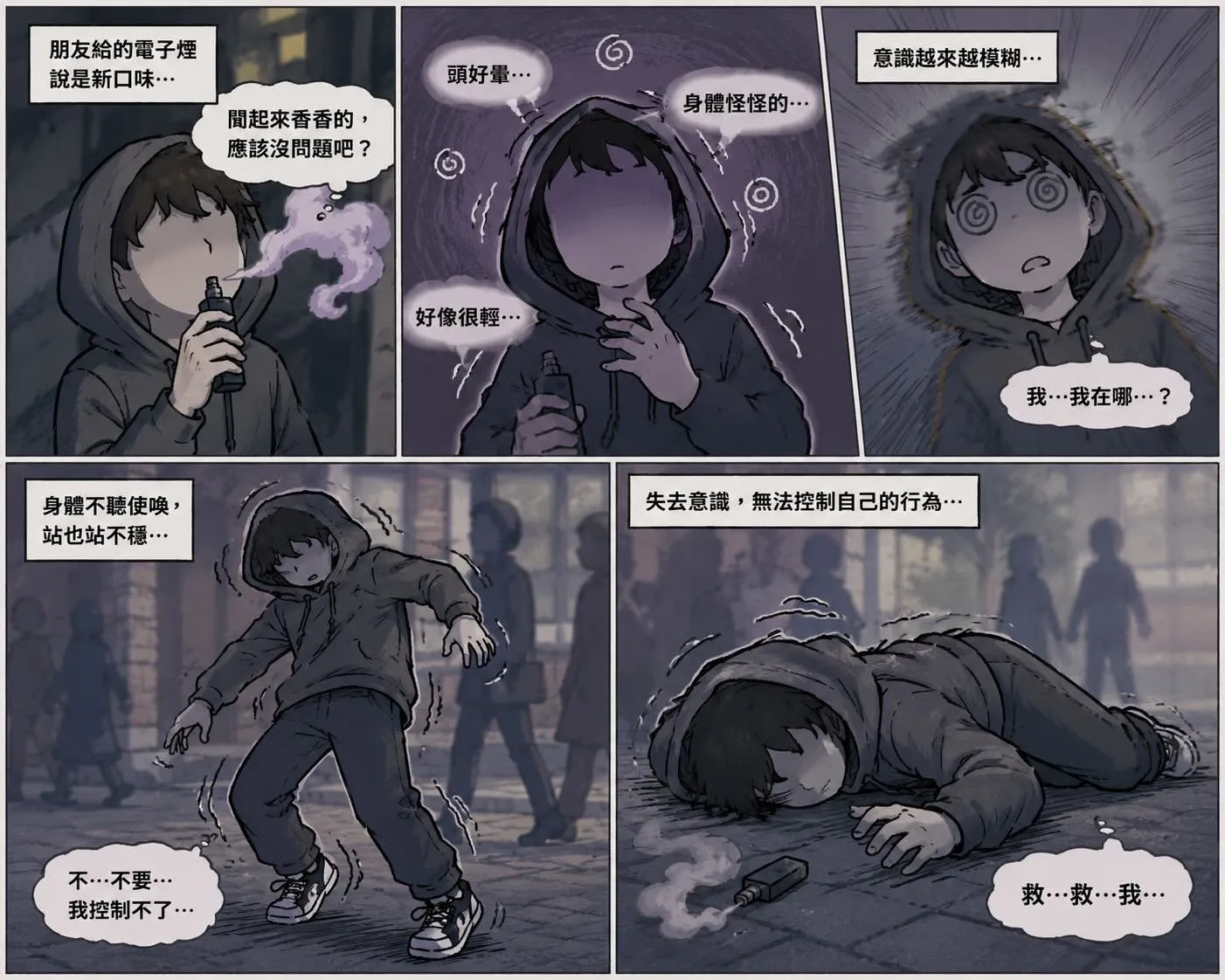 吸食依托咪酯會發生的狀況