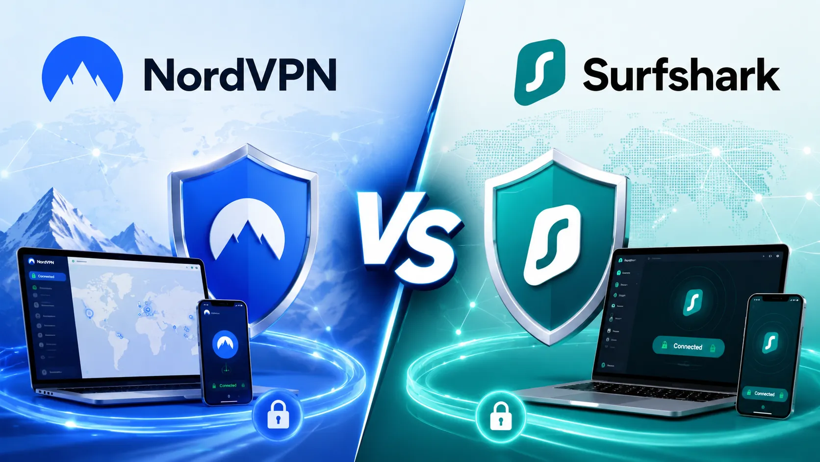 Nordvpn與surfshark對比