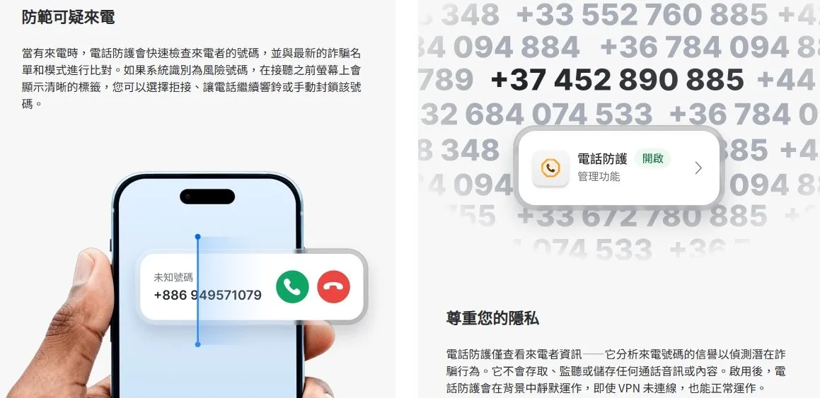 電話詐騙防護